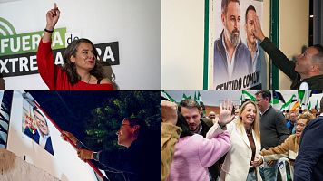 Fotomontaje elecciones Extremadura 2025