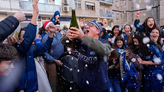 Gordo de Loter�a de Navidad 2025: celebraci�n el a�o pasado en el club de baloncesto madrile�o Distrito Ol�mpico