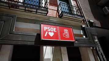 La sede del PSOE de la madrile�a calle de Ferraz en una imagen de archivo