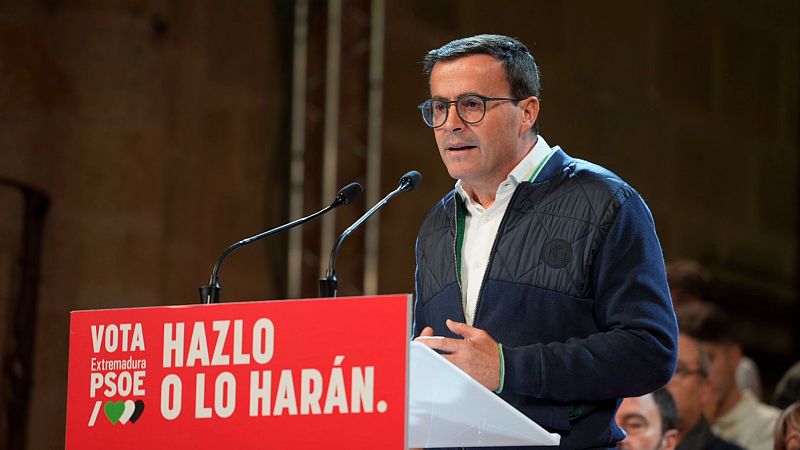 Gallardo propone un Gobierno "de progreso" en Extremadura y dejar atrás "el fracaso" de PP y Vox