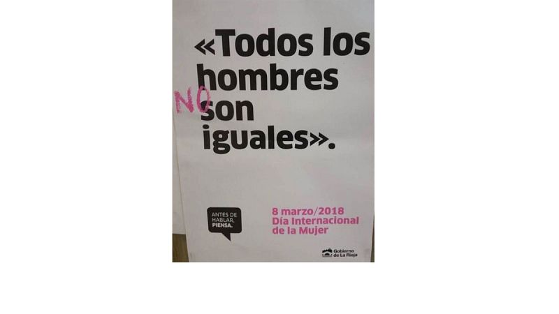 La Rioja retira su campaña institucional del 8 de marzo tras acusaciones de machismo
