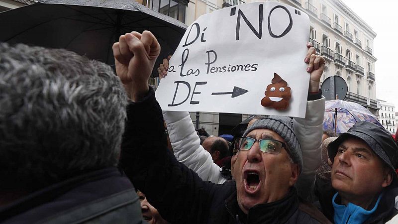 Miles de jubilados se manifiestan en toda España para reclamar pensiones "dignas"