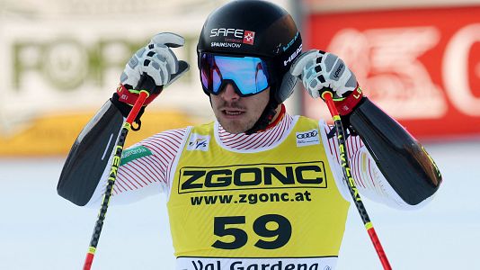 Ander Mintegui en el supergigante de Val Gardena