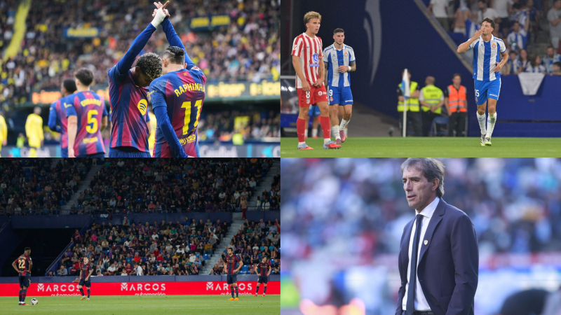 La Liga sigue igual: Bar�a l�der, Espanyol como equipo revelaci�n y billete de vuelta para Oviedo y Levante