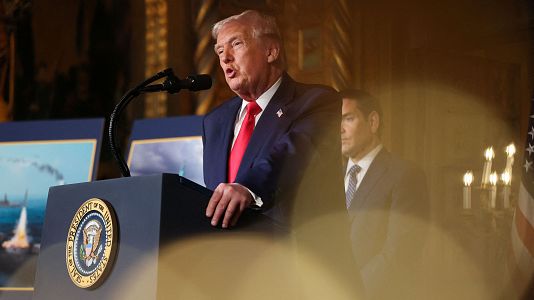 Trump, en una rueda de prensa Mar-a-Lago (Florida), habla sobre Venezuela
