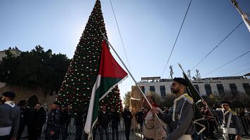 Bel�n vuelve a celebrar la Navidad tras dos a�os de una guerra que�ha�asolado�Gaza