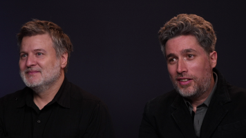 Los cineastas Gaston Duprat y Mariano Cohn, directores de 'Homo argentum'.