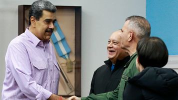 Maduro acusa a EE.UU. de fabricar una "realidad virtual" y dice que el futuro de Am�rica no puede ser la guerra