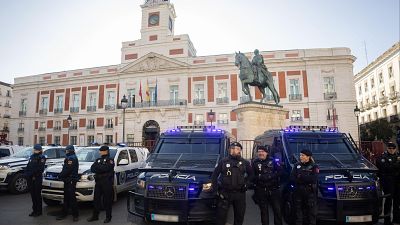 La Puerta del Sol despide 2025 con un dispositivo de 300 efectivos policiales y aforo de 15.000 personas