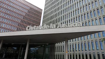 Fassana de la Ciutat de la Just�cia situada a l'Hospitalet de Llobregat