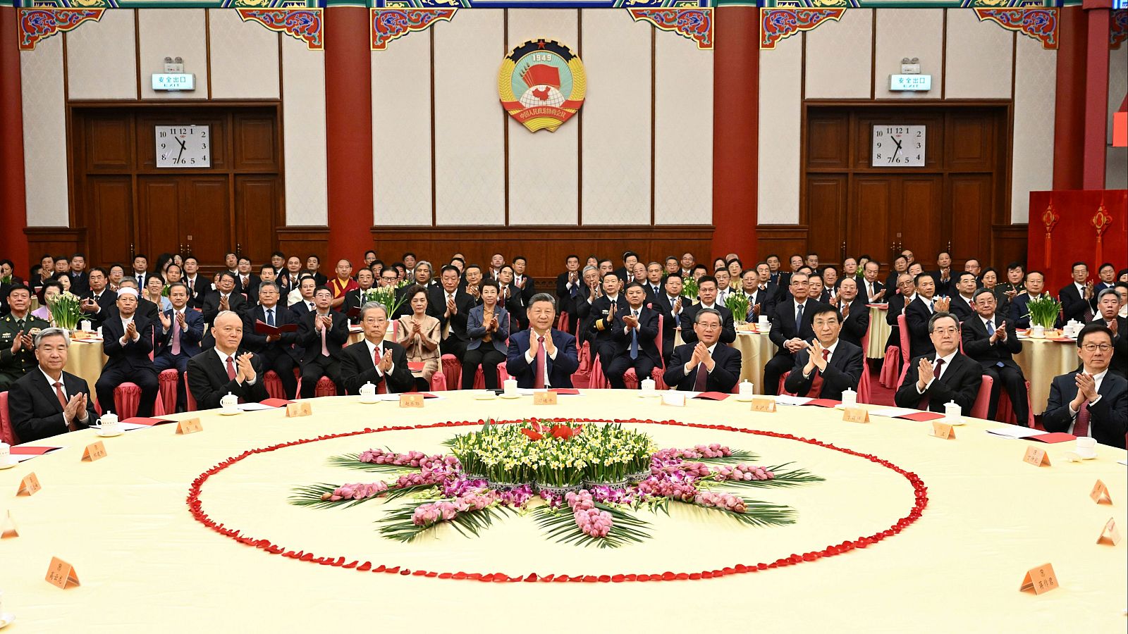 El presidente chino Xi Jinping en su encuentro con el Comit� Nacional de la Conferencia Consultiva Pol�tica del Pueblo Chino (CCPPCh)