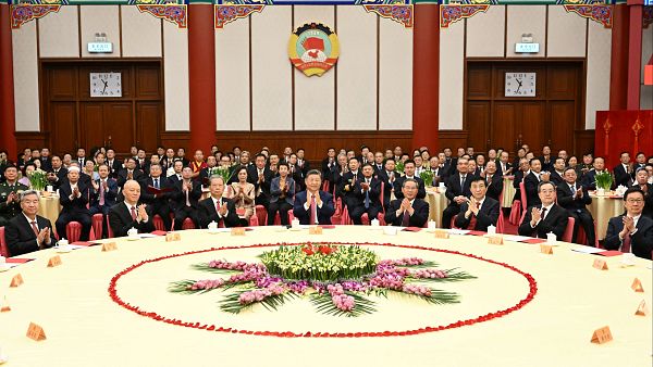 El presidente chino Xi Jinping en su encuentro con el Comit� Nacional de la Conferencia Consultiva Pol�tica del Pueblo Chino (CCPPCh)