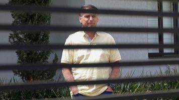 El expresidente de Brasil, Jair Bolsonaro, en su residencia de Brasilia.