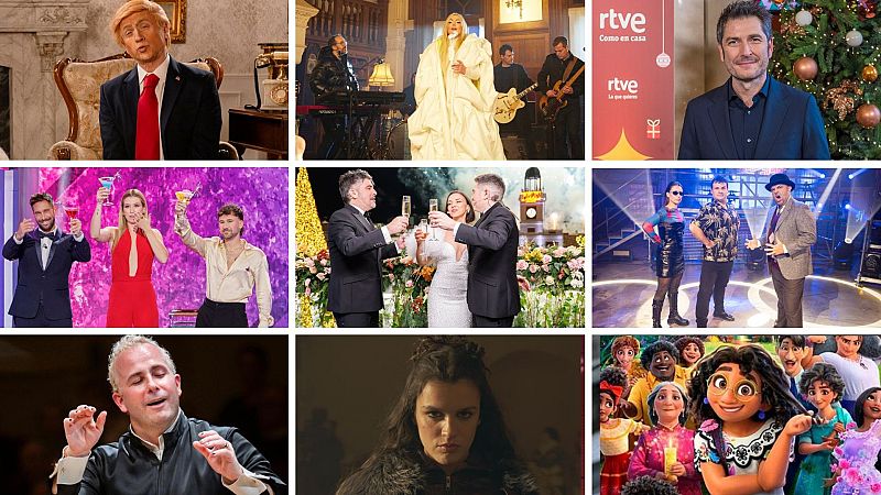 La 1 arrasa en su mejor Nochevieja desde 2011 (20,5%) con las Campanadas (40,6%) y 'La casa de la música' (39%)