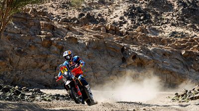 Edgar Canet logra su segunda victoria en el Dakar tras una sanci�n al botsuano Branch