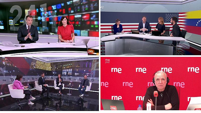 RTVE, referente indiscutible y líder en la cobertura de la intervención de EE.UU. en Venezuela