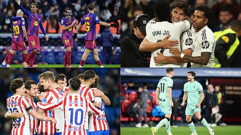 Semana de Supercopa de Espa�a: as� llegan FC Barcelona, Real Madrid, Atl�tico y Athletic Club