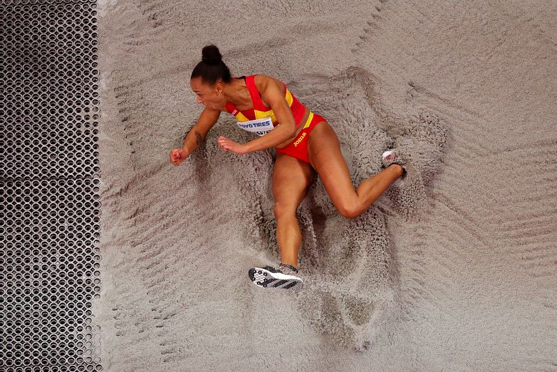 Ana Peleteiro logra la primera medalla para España en triple salto