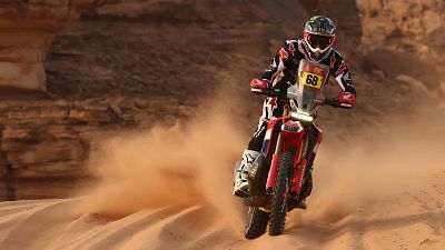 Tosha Schareina gana la tercera etapa del Dakar en un mal d�a para Edgar Canet