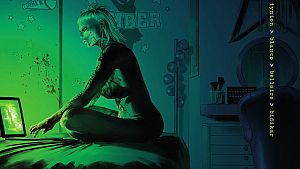 Detalle de la portada de 'w0rldtr33' (Norma)