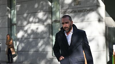 El comisionista y presunto corruptor V�ctor de Aldama, en una imagen de archivo saliendo de la Audiencia Nacional.