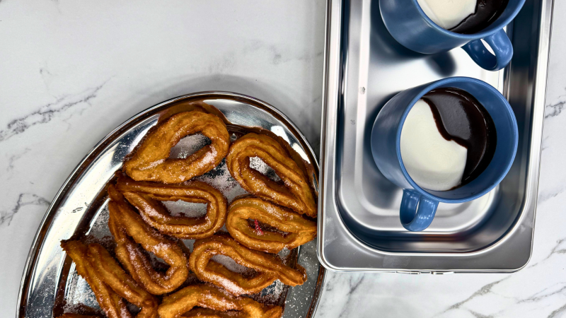 Receta de churros, porras y chocolate de 'TopChef: dulces y famosos'