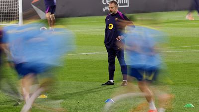 Flick ha comenzado el a�o ganando la Supercopa con el Barcelona.