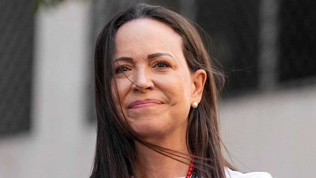 Mar�a Corina Machado tras la intervenci�n en Venezuela