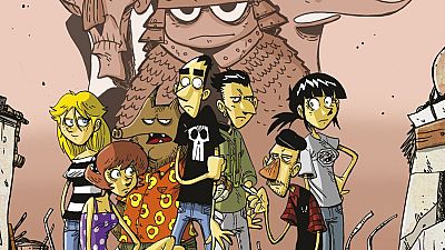 Detalle de la portada de 'M�s all� de los escombros' (Reservoir Books)