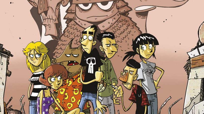 Detalle de la portada de 'M�s all� de los escombros' (Reservoir Books)