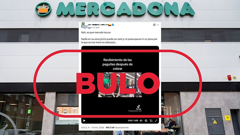 No son personas haciendo la compra tras recibir "las paguitas", es la apertura del primer Mercadona en Ceuta en 2018