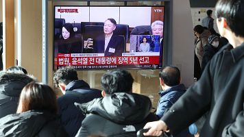 El expresidente de Corea del Sur Yoon Suk-yeol, condenado a cinco a�os de c�rcel