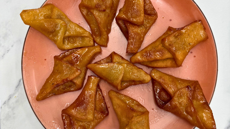 Pestiño de miel y naranja de Mercedes de 'Top Chef: dulces y famosos'