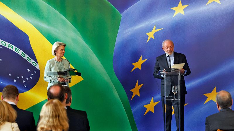 Lula y Von der Leyen destacan que el acuerdo Mercosur-UE es bueno para la democracia y el multilateralismo