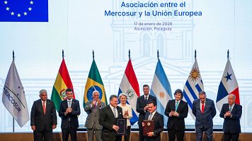 Firma en Asunci�n del acuerdo de asociaci�n entre la Uni�n Europea y el Mercosur