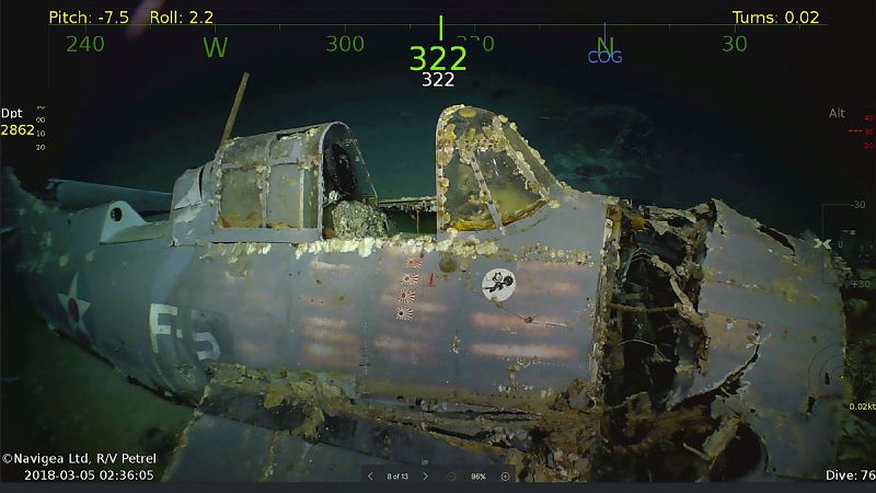 El cofundador de Microsoft encuentra los restos de un portaaviones de la II Guerra Mundial en Australia