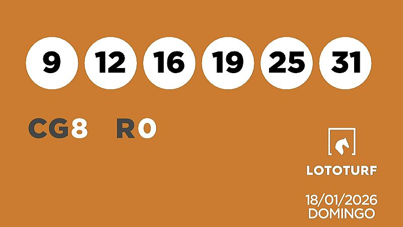 Sorteo de Lototurf y Quíntuple Plus del domingo 18 de enero