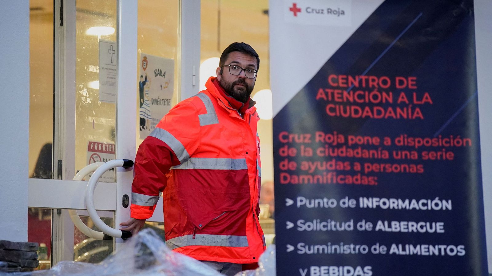 Centro de ayuda a afectados tras el accidente de Adamuz