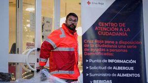 Centro de ayuda a afectados tras el accidente de Adamuz