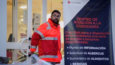 Centro de ayuda a afectados tras el accidente de Adamuz