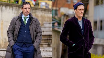 Alberto Luce�o y Luis Medina salen de la Audiencia Provincial tras la entrega de la sentencia del caso mascarillas, el 19 de marzo de 2025