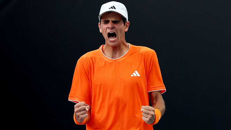 Rafa J�dar derrota al japon�s Sakamoto en Australia y logra su primera victoria en un Grand Slam