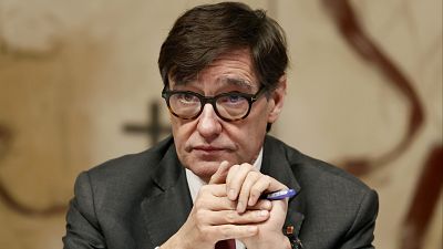 El presidente de la Generalitat, Salvador Illa, durante la reuni�n semanal del Govern, el 13 de enero de 2026