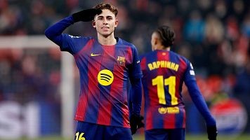 Ferm�n fue el protagoninsta de la noche con su doblete.