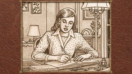 Detalle de la portada de 'El diario de la se�orita Litgi'