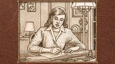 Detalle de la portada de 'El diario de la se�orita Litgi'