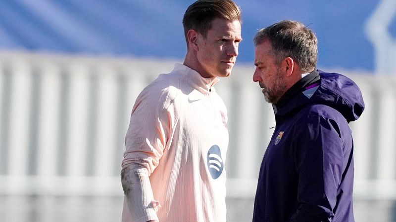 Flick, sobre la salida de Ter Stegen hacia Girona: "Ojal� le veamos en la Copa del Mundo con su selecci�n"