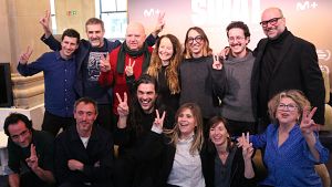 L'equip de Sir�t en acabar l'acte de nominacions als premis Oscar