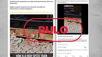 No es una v�a ferroviaria en Espa�a, es un bulo