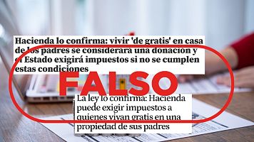 Hacienda no te cobra por vivir en una casa de tus padres, es falso